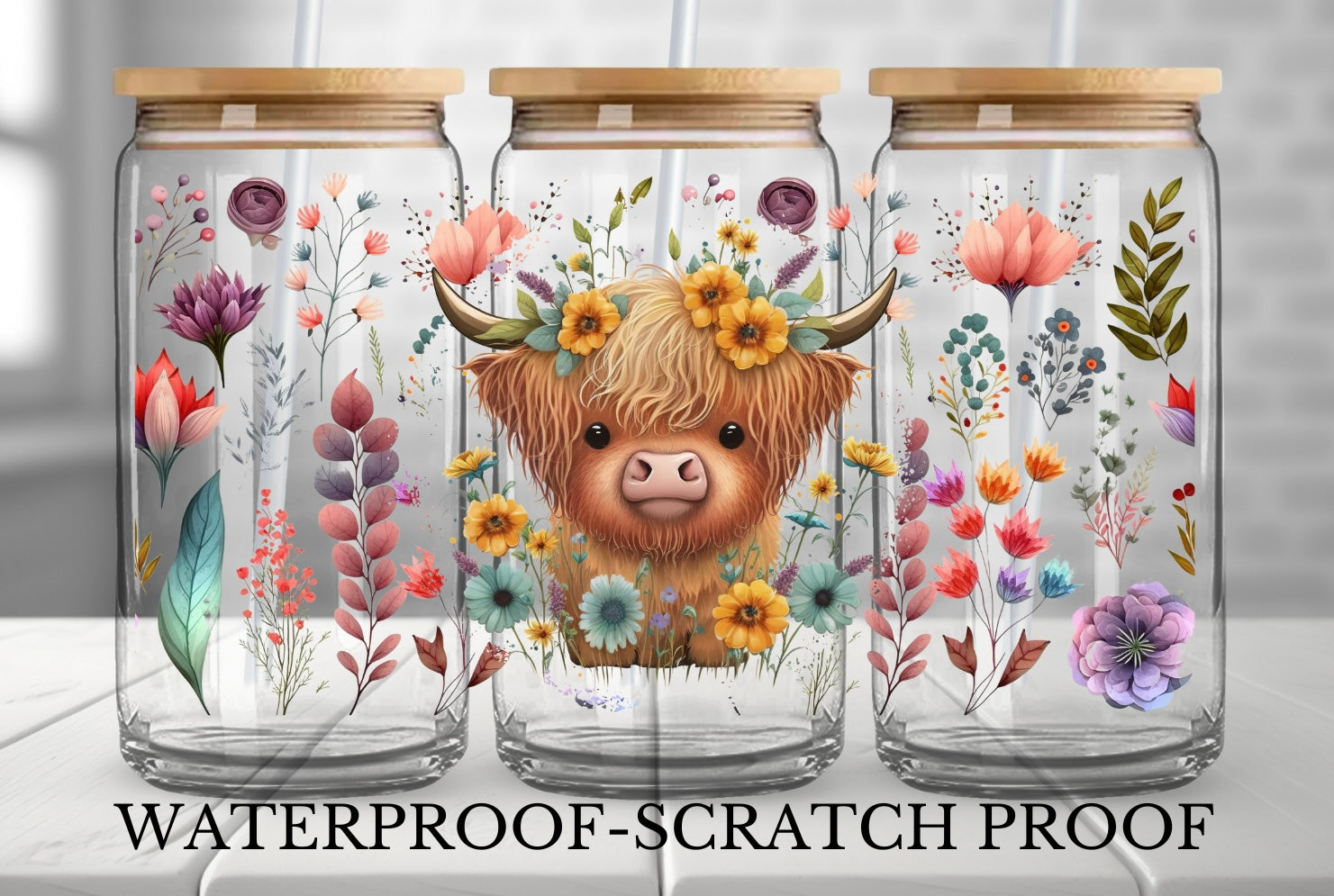 UV DTF Wraps - Custom Tumbler Designs