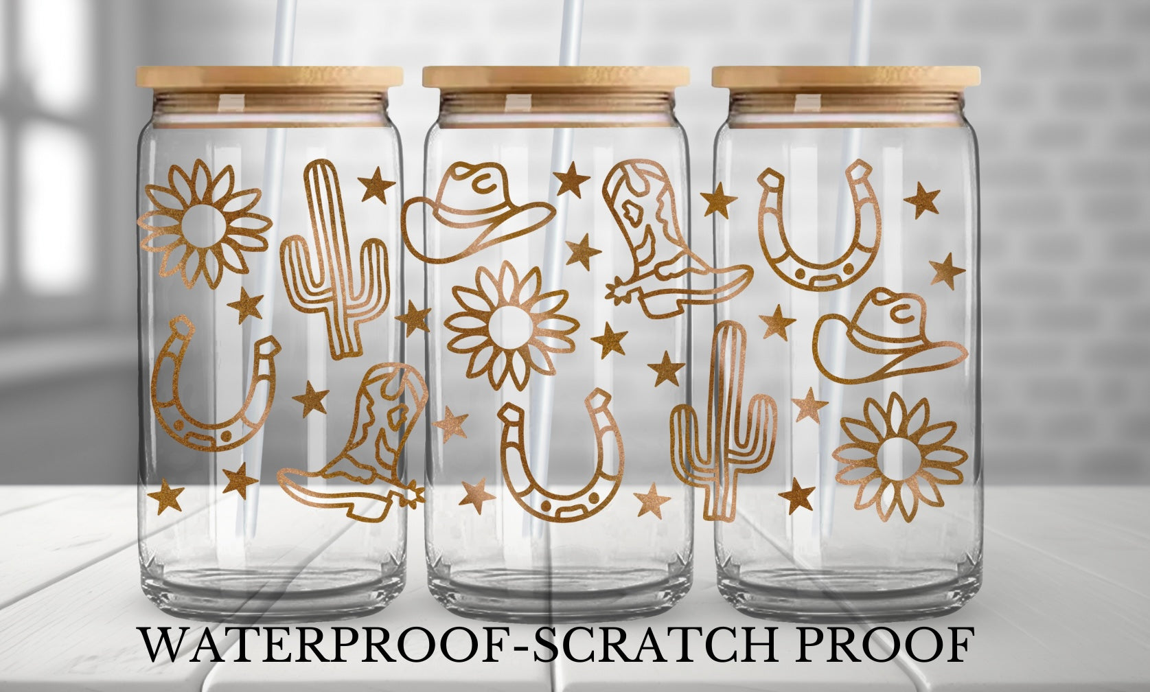 UV DTF Wraps - Custom Tumbler Designs