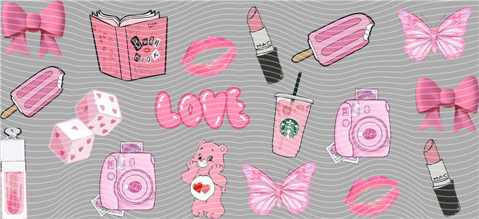 UV DTF Wraps - Custom Tumbler Designs