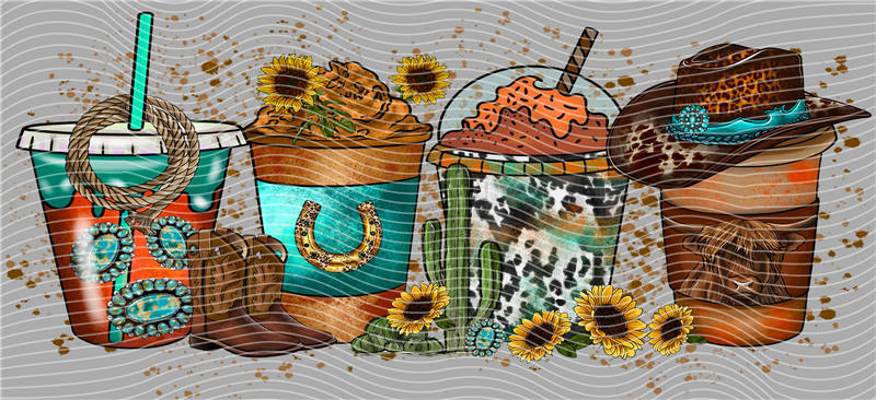 UV DTF Wraps - Custom Tumbler Designs