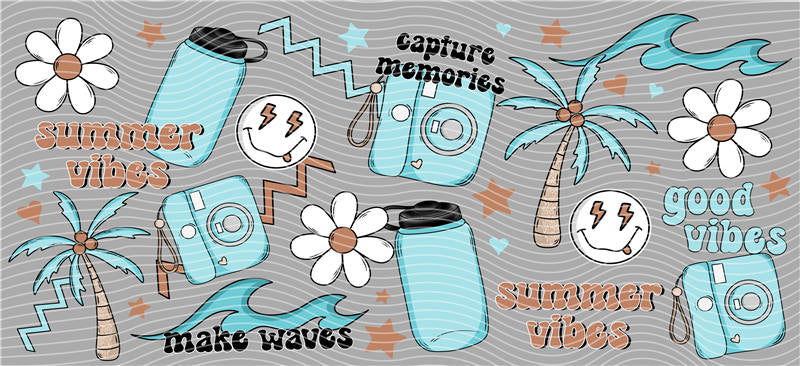 UV DTF Wraps - Custom Tumbler Designs