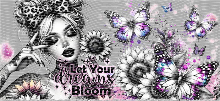 UV DTF Wraps - Custom Tumbler Designs