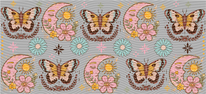 UV DTF Wraps - Custom Tumbler Designs