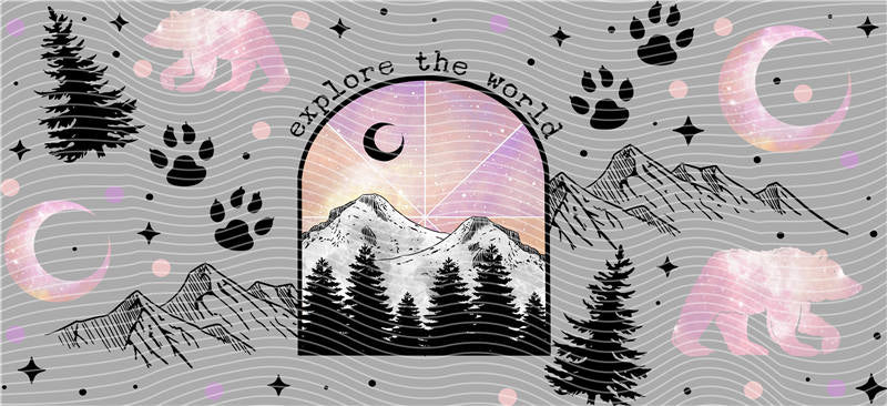 UV DTF Wraps - Custom Tumbler Designs