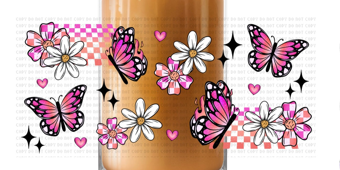 UV DTF Wraps - Custom Tumbler Designs