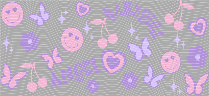 UV DTF Wraps - Custom Tumbler Designs