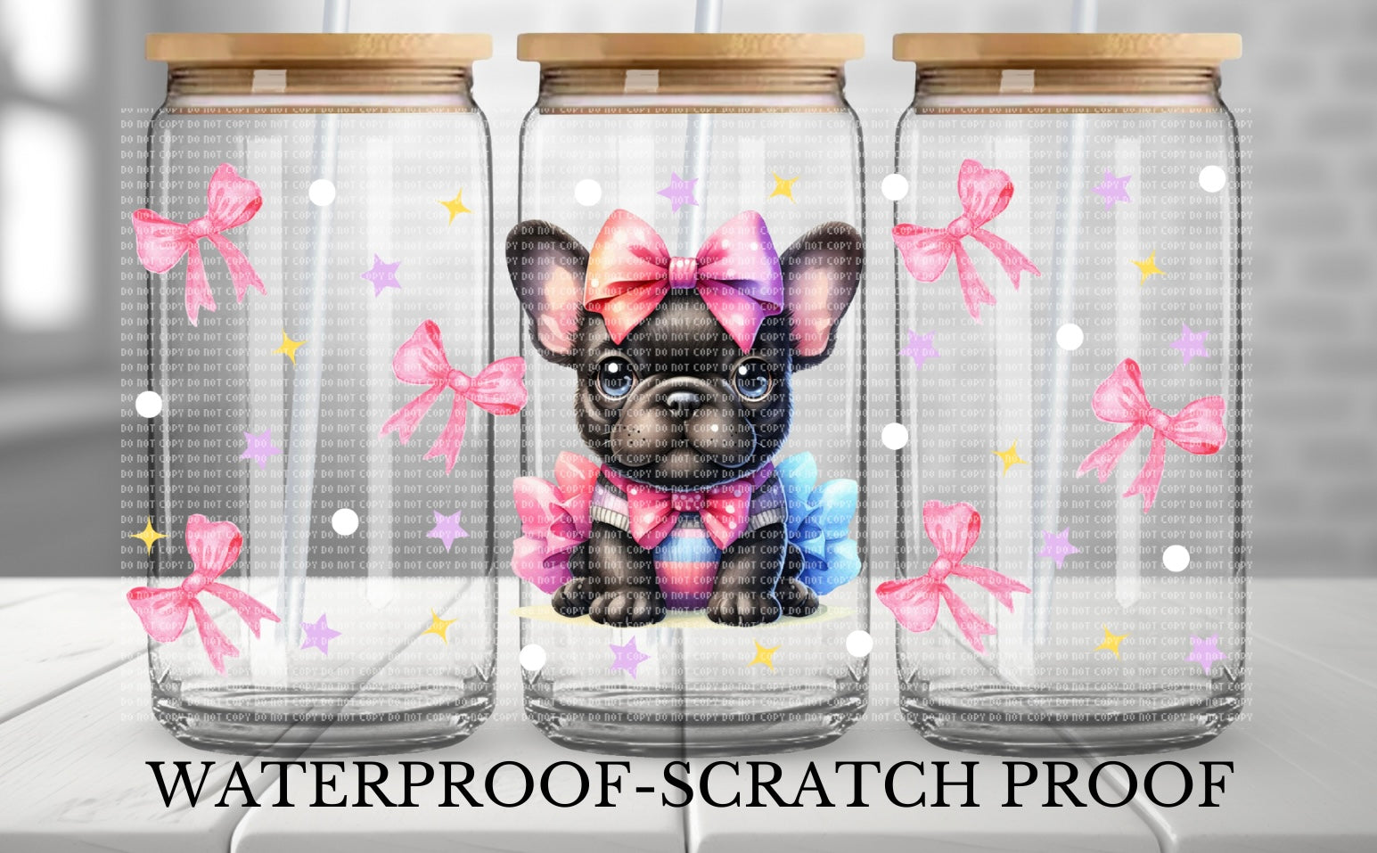 UV DTF Wraps - Custom Tumbler Designs